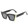 Exportar gafas de sol modernas europeas y americanas nuevas caja de moda gafas de comercio exterior personalizadas gafas de sol de montura grande transfronterizas venta al por mayor