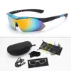 Gafas para exteriores al por mayor 0089 HD para ciclismo, pesca, bicicleta polarizadas, juego de cinco piezas