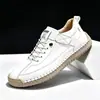 Zapatos de Mujer Cosidos a Mano Transfronterizos, Zapatos de Hombre, Zapatos de Pareja, Zapatos Planos de Otoño e Invierno, Zapatos Casuales, Botas Martin 9888