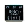 Pantalla LCD de Código Roto Se Puede Personalizar Va Pantalla LCD de Código Roto Pantalla LCD Termostato Pantalla Blanco y Negro Pantalla LCD de Código de Segmento