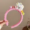 Nuevo pasador de pelo alto peculiar 2026, diadema de maquillaje estilo coreano otoño/invierno, diadema divertida de felpa, accesorio versátil para el cabello para mujeres