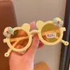 Gafas de Sol Infantiles de Dibujos Animados Gafas de Sol al por Mayor Lazo Infantil Dibujos Animados Lindas Gafas de Sol para Niñas Fábrica