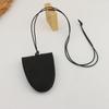 Collar largo de cuero para hombre y mujer, estilo coreano, con colgante para bolso, accesorio para el cuello, portátil, para gafas, cadena de lana, a la moda.