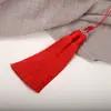 Borla de doble color borla gran cantidad precio excelente borla colgante de doble color marcapáginas borla de nudo chino accesorios de borla accesorios accesorios colgantes para coche