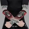 Proteção solar para andar de moto Harley manga longa de seda gelada montanhismo ao ar livre pesca manga de gelo tatuagem esportiva proteção de flor manga de braço