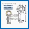 Rótula esférica con rosca interna extremo de barra ojo de pez SI SIL3 4 5 6 8 10 12 14 16 20 conector cilíndrico