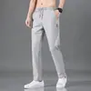 Pantalones de Hombre Verano Delgados Casuales Moda Coreana Deportivos Rectos No Planchar Frescos de Secado Rápido Hombres