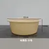 Dormitorio de Estudiantes Engrosado Lavandería Lavado de Cara Lavapiés Hogar Cocina Palangana Grande para Verduras Estilo Crema Lavabo de Plástico