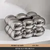 Caixa de Tecido Cerâmica para Mesa Porta-Guardanapos Sala de Estar Estilo Ins Decoração de Algodão Doce Armazenamento Estilo Ins