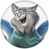 Insignias Periféricas de Zootopia 2, Insignias de Hojalata, Llaveros de Espejo Redondo Pequeño, Accesorios de Colgante Lindos