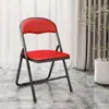 K USD H Taburete Simple Hogareño Plegable Silla con Respaldo Portátil Asiento para Computadora Silla de Oficina para Conferencias Silla Pequeña para Comer Silla para Dormitorio
