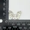 Venda Direta da Fábrica Pulseira com Pingente de Laço de Liga DIY Charme Acessório Pequeno para Roupas Femininas Puxador Prateado