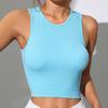 Colete Esportivo Feminino À Prova de Choque 2025 Novo Roupa de Treino de Pilates Roupa Íntima Roupa Exterior Sutiã de Fitness para Yoga
