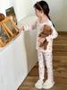 Conjunto de Ropa Interior para Niños Nuevo Sin Costuras Lycra Térmica Niños Niñas Algodón Puro Capa Base Conjunto Cálido de Pijama