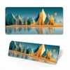 Alfombrilla de Ratón Extendida Estilo Antiguo Paisaje Extra Grande Oficina Antideslizante Resistente al Desgaste Pad de Escritorio Pad para Teclado de Juego Admite Personalización Según Dibujos