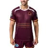 Camiseta de Rugby NRL 2024 Mustangs Local y Visitante Uniforme de Entrenamiento Top de Manga Corta Camiseta Deportiva Venta al por Mayor