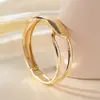 Moderna Pulsera Versátil de Aleación de Zinc de Moda para Primavera Estilo Sencillo Pulsera de Uso Diario para Mujer Más Vendida