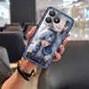 Adequado para Capa de Celular Lingdu Wave 9C/Blackview Wave9C, Capa Macia de Luxo Vermelha para Jovens Mulheres