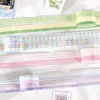 Conjunto de Fitas Washi Amante de Letras Série Prelúdio da Selvageria da Primavera Decoração de Colagem de Listras Básicas Simples e Frescas