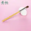Brocha para sombras de ojos de mango largo al por mayor brocha para maquillaje de ojos mango de color brocha para sombras de ojos pelo de fibra brocha para sombras de ojos de mango largo 13.5