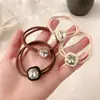 Diadema de amor con pedrería de alta calidad, cuerda para el pelo, temperamento, todo-partido, para chica, goma elástica alta para coleta, cuerda para el pelo, accesorios para el pelo