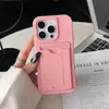 Para 16pm funda de teléfono móvil con soporte plegable 16E tacto piel mate 15 funda de teléfono móvil con tarjetero integrado 14 invisible 13 soporte