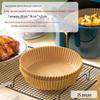 Air Fryer Papel Almofada Papel Food Grade Oil Absorbing Paper Casa Redonda Tin Paper Baking Pan Barbecue Silicone Oil Paper Non-stick