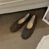 Zapatos Planos de Verano 2026 para Mujer, Estilo Nuevo, Tacón Bajo, Lazo Retro, Suela Suave, Mocasines, Zapatos de Ballet