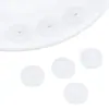 Fivela de Segurança Imitação de Jade em Vidro Contas Soltas Contas Redondas Planas Corda de Mão Trançada DIY Feita à Mão Acessórios de Joia de Corda Vermelha