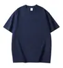 Camiseta de Algodão Puro com Manga Curta e Gola Redonda para Homens e Mulheres, 320g, Roupa Íntima Esportiva Solta e Camisa para Camadas, Pode Ser Enviada em Nome de Terceiros