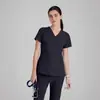 Nuevo Conjunto de Uniforme de Enfermera de Manga Corta de Comercio Exterior para Mujer, Ropa de Trabajo, Ropa Quirúrgica de Aislamiento, Personalizable