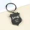 Chaveiro de Aço Preto Metalizado Exclusivo Formato Especial Criativo Cola Chaveiro de Publicidade Chaveiro Personalizado para Carro