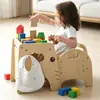 Mesa y Silla de Madera Maciza Transfronteriza Montessori para Destete Muebles Infantiles Taburete Escalón para Niños Pequeños Taburete Infantil Torre de Aprendizaje