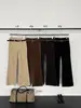 Pantalones de pana retro Han Xun Otoño Invierno Zodiaco Micro Campana 2026 Nuevos de Cintura Alta Moldeadores de Piernas Largos 27495