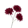 Venda Direta de Fábrica Crisântemo Artificial de Casamento Material de Flor Artificial Flor de Seda Decoração de Janela Teto de Salão de Casamento Arranjo de Flores para Guia de Estrada