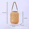 Lanternas Vermelhas de Bambu Movidas a Energia Solar para Decoração de Ambiente de Varanda, Luzes Pequenas para Pendurar em Árvores de Quintal, Luzes de Jardim Externas, Iluminação à Prova d'Água para Uso Doméstico