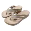 Gao Meilun Wooohu3883-3 Nova Coleção Primavera/Verão Salto Plataforma Aumento de Altura Design Versátil Senso de Design Espinha de Peixe Brilho Diamante Chinelos
