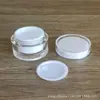 A partir de 1, botella de crema de 5g plástico PETG botella de crema facial de 15g botella de máscara de labios 10g caja de subenvasado de loción