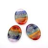 Comercio Exterior Más Vendido Piedra de Pulgar Colorida Cristal Natural Forma de Pulgar Masaje Acupresión Tablero Preocupación Colorida Descompresión Piedra
