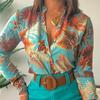 Conjunto de Ropa para Mujer de Comercio Exterior Europeo y Americano 2026 Nuevo Producto Transfronterizo, Estilo Maduro Camisa de Manga Larga con Cuello Alto Top para Mujer