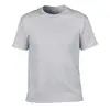 Comercio exterior transfronterizo camiseta de algodón de 150g con cuello redondo y manga corta para hombre camiseta lisa para hombre y mujer LOGOTIPO