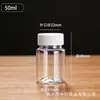 Em Estoque 15-500ml Garrafas Plásticas de Boca Larga para Animais de Estimação, Garrafas Dosadoras, Frascos para Amostragem de Pigmento em Pó, Garrafas Transparentes Vazias Sólidas