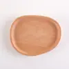 Vajilla de Madera de Haya Plato de Cena Estilo Japonés Bandeja Creativa para el Hogar Niños Plato de Madera Dibujos Animados Fruta Pan Snack Plato de Madera