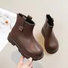 Botas para Niña Botas tipo Martin para Niño Botas Cortas de Pequeña Princesa 2026 Nuevas Botas de Otoño Individuales Botas de Cuero para Bebé