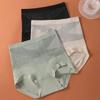 Ropa interior de algodón puro con vendaje negro, cintura alta, moldeadora abdominal, transpirable y sin marcas, antibacteriana, que levanta las caderas.