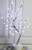 Lámpara de Mesa Forma de Bonsái de Escritorio Luz de Noche LED de Escritorio Árbol de Hierro Rama Plateada Hoja Dorada Estrella Árbol de Navidad