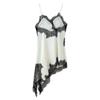 Ropa Europea y Americana Transfronteriza Aliexpress Moda Popular Vestido Asimétrico Sexy de Encaje