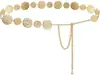 Corrente de Cintura Personalizada Estilo Concha Metálico de Alto Padrão, com Design Simples e Elegante, Adequada para Combinar com Vestidos, Atacado de Fábrica
