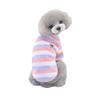 Roupas para animais de estimação Gato Cachorro Arco-íris Pequenas Roupas de veludo Quentes Outono e Inverno Roupas Teddy Bomei Cachorro Pequeno e Médio Roupas para animais de estimação