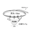 Pulsera de acero inoxidable con diseño de hueso de serpiente transfronterizo europeo y americano, regalo conmemorativo de vacaciones de la temporada de graduación, pulsera de acero de titanio con letras al por mayor